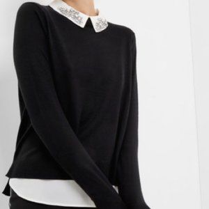Ted Baker Miriam Embellished collar jumper sweater